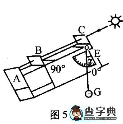 利用正午太陽(yáng)光線測(cè)算某地緯度8