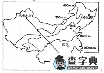 八年級地理期末測試題及答案2
