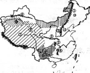 《第一節(jié)地形和地勢》測試題3
