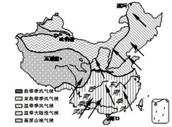 “第二章中國的自然環(huán)境”章測試卷4
