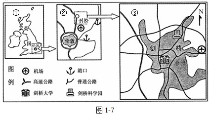 地圖及地形圖達標檢測8