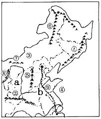 《北方地區(qū)的自然特征與農(nóng)業(yè)》八年級(jí)地理同步測試4