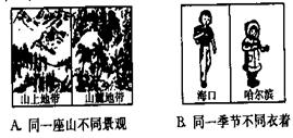 八年級(jí) 地理《 從世界看中國(guó)》單元檢測(cè)2