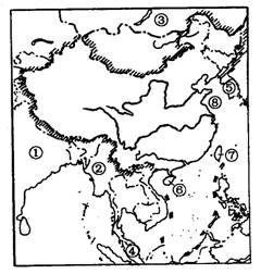 八年級(jí)地理第一單元（從世界看中國）評(píng)估試題9