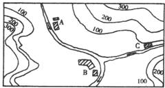 《第三節(jié)人類的聚居地──聚落》地理測試題4