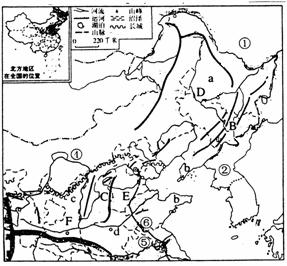 八下地理讀圖練習(xí)2