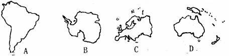 七年級(jí)（下冊(cè)）地理期中測(cè)試題1