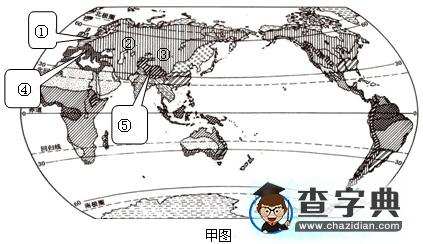 《亞洲的自然環(huán)境》習(xí)題7