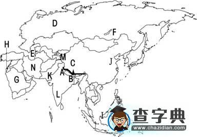 《亞洲的自然環(huán)境》習(xí)題4