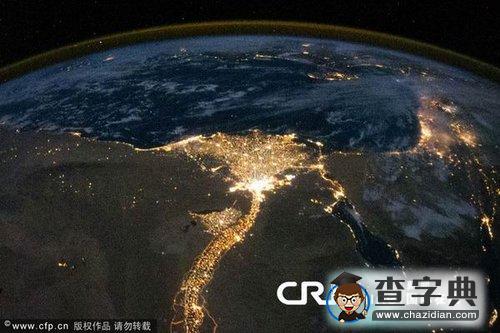 外太空鳥瞰地球河流1