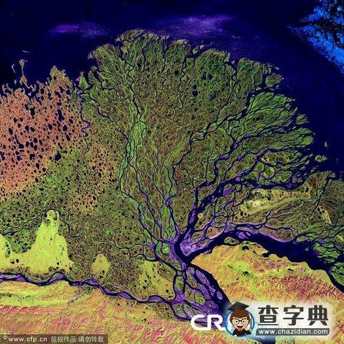 外太空鳥瞰地球河流3