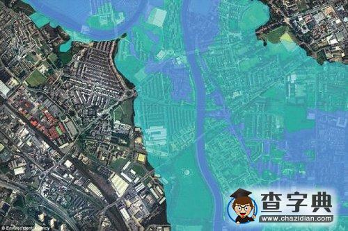 英模擬洪水襲擊后都市慘狀2