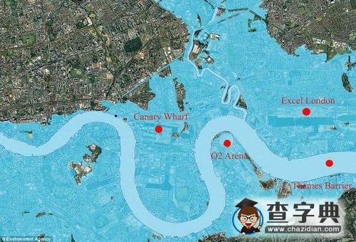 英模擬洪水襲擊后都市慘狀1
