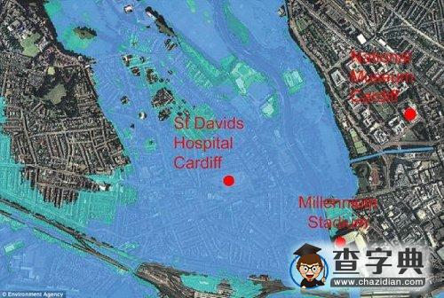 英模擬洪水襲擊后都市慘狀3