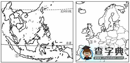 初中地理東南亞試題及答案2