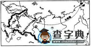 初中地理讀圖訓(xùn)練題9