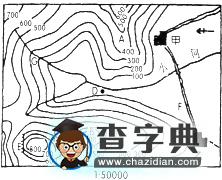 初中地理地圖試題及答案7