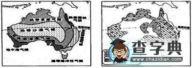 初中地理讀圖訓(xùn)練題13