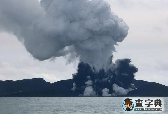 湯加火山噴發(fā)導(dǎo)致一座新島嶼的誕生1