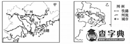 2017年山東地理中考模擬題及答案12
