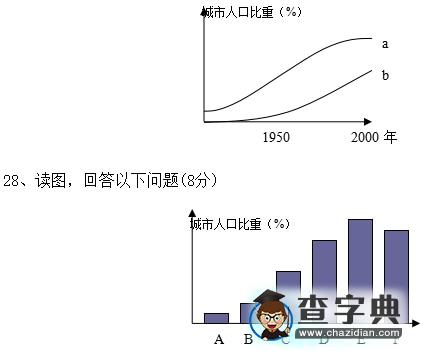 高一地理必修二會考題及答案3