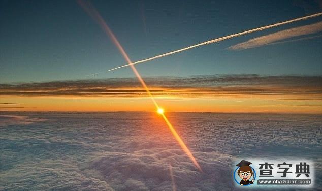 英飛行員駕駛艙拍下壯麗美景：從壯麗山河到夢幻夕陽1
