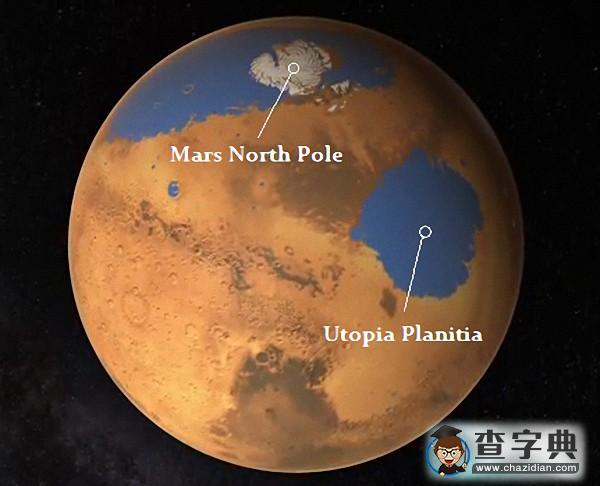 火星水資源豐富易開(kāi)采:地下冰深度僅一米3