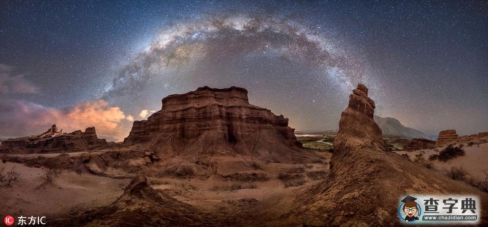 阿根廷荒原上的銀河美景 似水晶天橋懸于夜空3