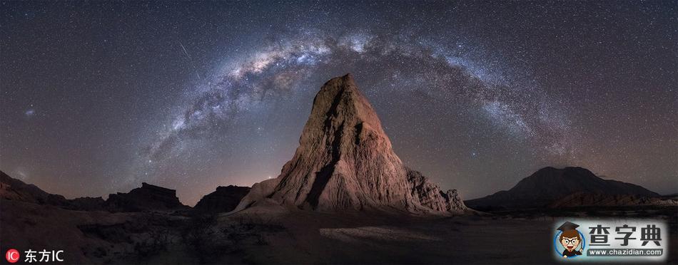 阿根廷荒原上的銀河美景 似水晶天橋懸于夜空2