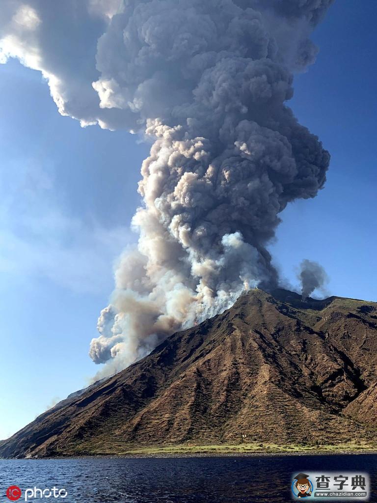 西西里島活火山噴發(fā) 距離上次爆發(fā)還不到2個月1