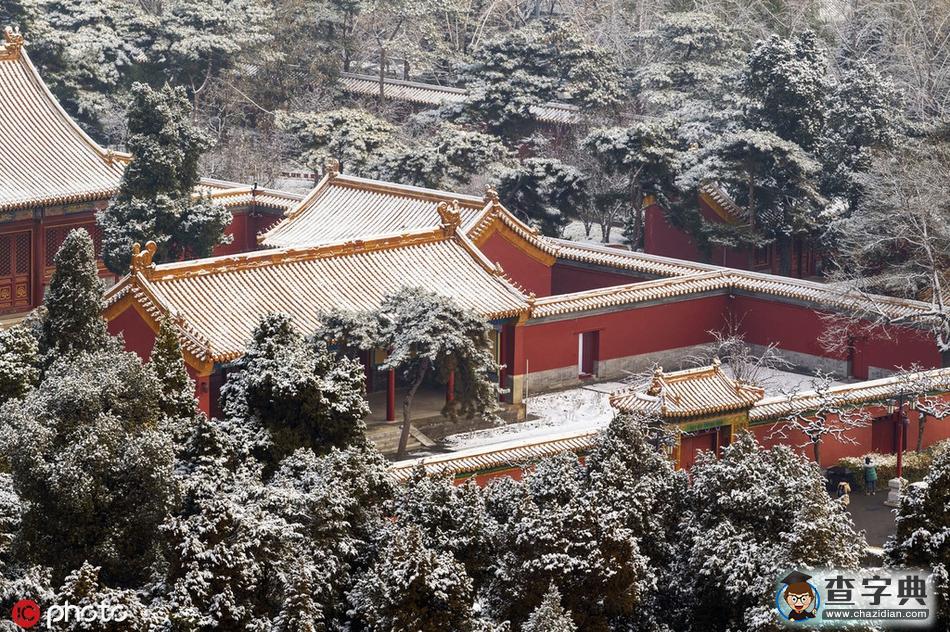 登高景山眺望北京故宮下雪，紫禁城就驚艷了全世界6