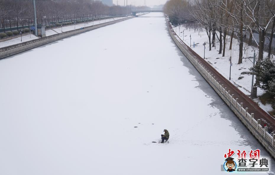 北京迎鼠年首場降雪3