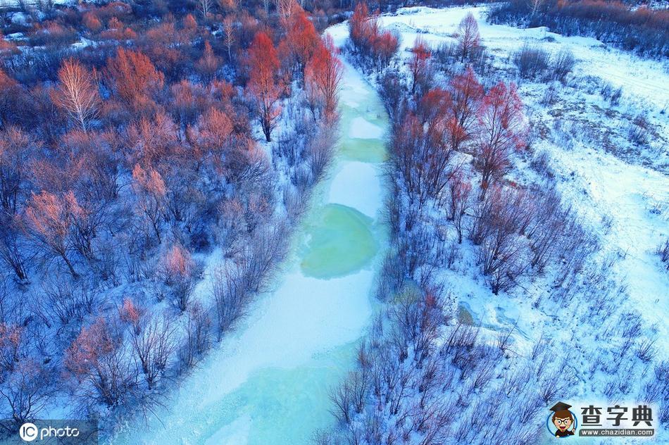 大興安嶺雪域冰河樹林朝陽晨光美得讓人心動(dòng)1