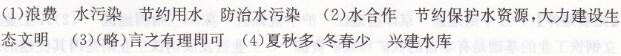 人教版八年級(jí)上冊(cè)地理期末測(cè)試題長(zhǎng)江作業(yè)本答案5