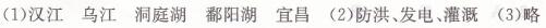 人教版八年級(jí)上冊(cè)地理第二章第三節(jié)河流（三）長(zhǎng)江作業(yè)本答案1