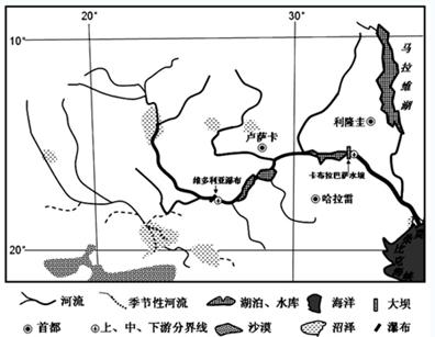非洲贊比西河相關(guān)試題1