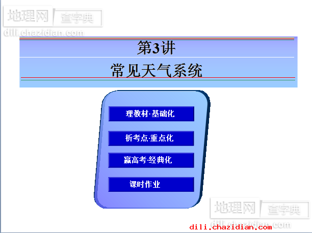常見的天氣系統(tǒng)課件ppt