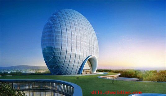 帝都又一標(biāo)志性建筑出世 航拍APEC主場館