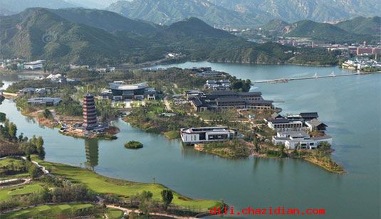帝都又一標(biāo)志性建筑出世 航拍APEC主場館