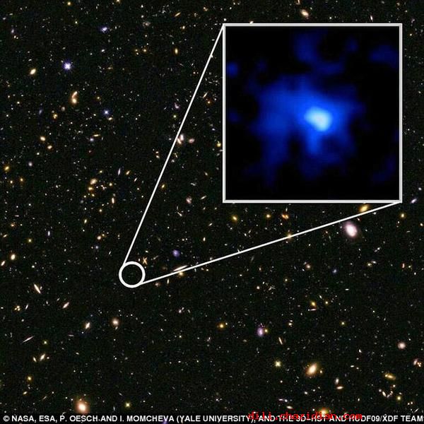 天文學家發(fā)現(xiàn)131億年前古老星系