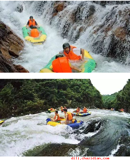 清遠筆架山漂流