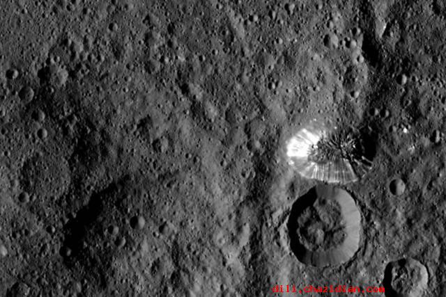 NASA黎明號探測器拍攝谷神星高清亮紋