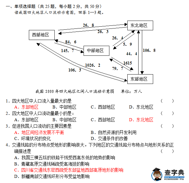 高三高考備考地理專項(xiàng)訓(xùn)練.png
