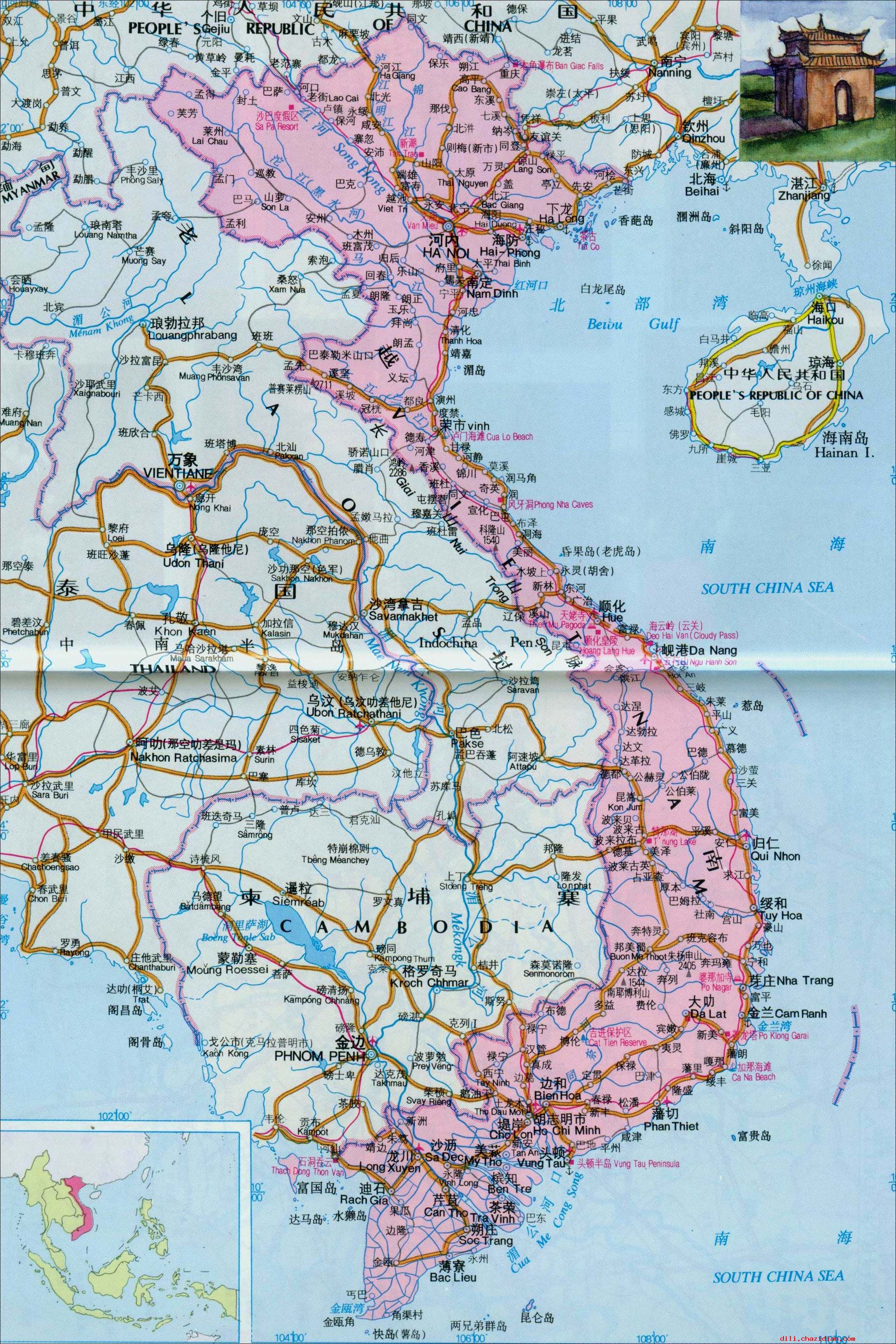 越南的地理環(huán)境及自然資源介紹