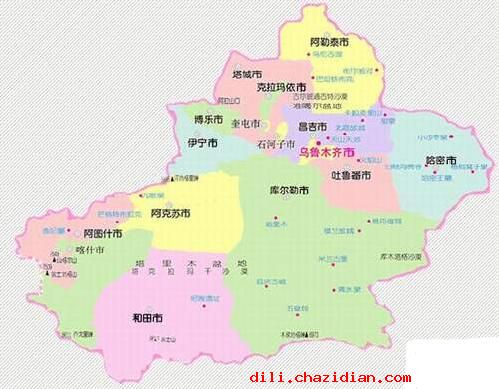 初中地理知識要點：新疆維吾爾自治區(qū)