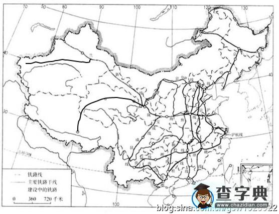 中國地理核心填圖：交通商貿(mào)和旅游2